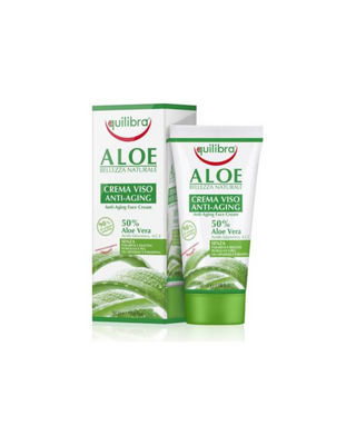 Aloe vera anti-ageing ansiktskräm med A-, C- och E-vitamin komplex Equilibra - 1