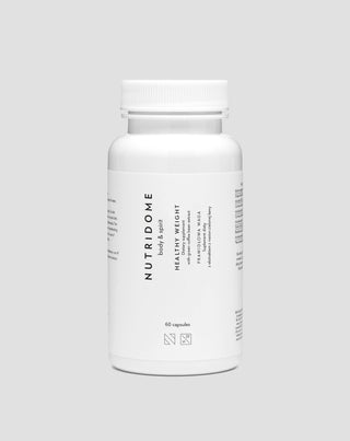 Zielona kawa 800 mg/dzień tabletki wspierające odchudzanie Prawidłowa waga Nutridome 60 kapsułek