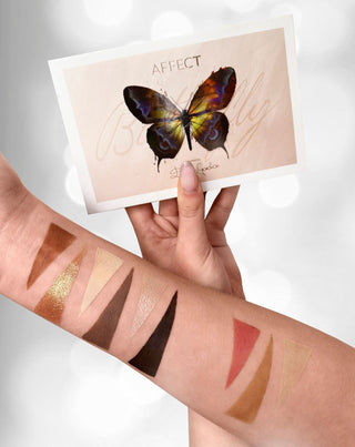 Butterfly Makeup-palett med rouger och bronzers från Affect Professional Cosmetics - 3