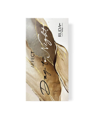 Day to Night ögonskuggspalett i nudefärgade nyanser från Affect - 5