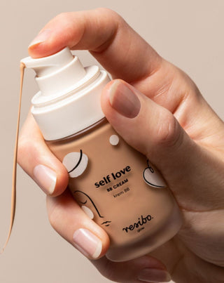Naturlig och ekologisk BB Self Love ansiktskräm i nyans Natural Beige 30 ml Resibo - 2