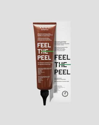 Peeling do skalpu Feel the peel z kompleksem kwasów AHA/BHA i sokiem z aloesu Veoli Botanica - 1