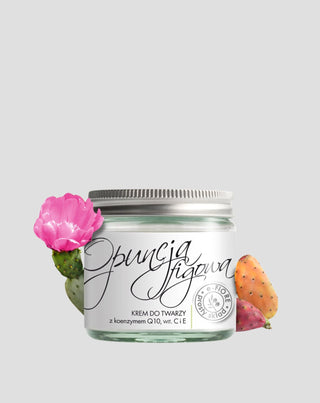 Antirynkkräm med kaktusfruktsolja, coenzym Q10, vit. C och E-Fiore - 1