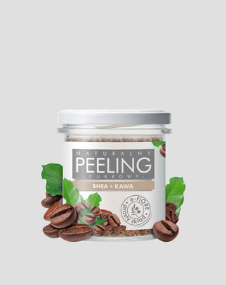 E-Fiore naturlig sockerskrubb sheasmör och kaffe för att minska apelsinskal - 1