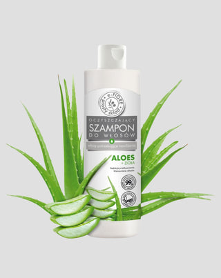 Rengörande hårschampo baserat på aloe vera och örter för daglig användning E-Fiore - 1