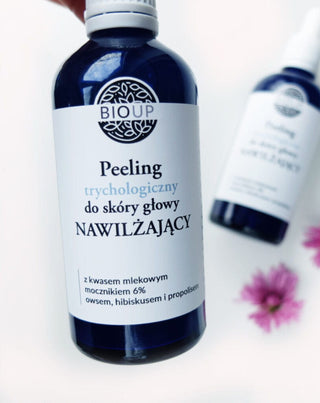Peeling trychologiczny do skóry głowy nawilżający z hibiskusem i mocznikiem 6% BIOUP_1 - 2