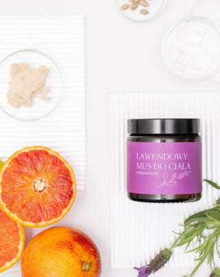 Lavendel kroppsmousse för irriterad och torr hud med lavendel eterisk olja Mglife - 4