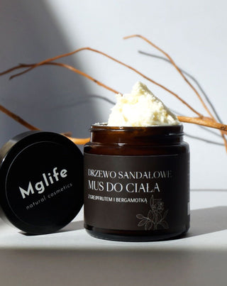 Sandelträ Body Mousse med grapefrukt och bergamott MGlife - 2