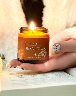 Pepparkaksljus i rapsvax med oljor och veke i 100% bomull Mglife - 2