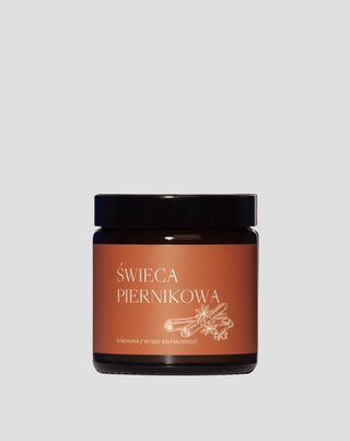 Pepparkaksljus i rapsvax med oljor och veke i 100% bomull Mglife - 1