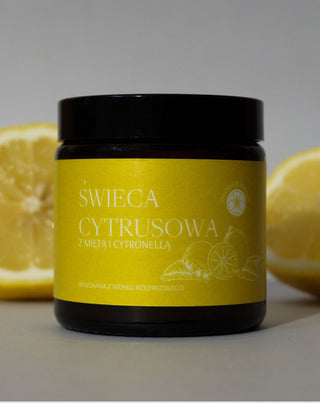 Citron-, mynta- och citronelladoftande ljus Citrus Mglife - 2