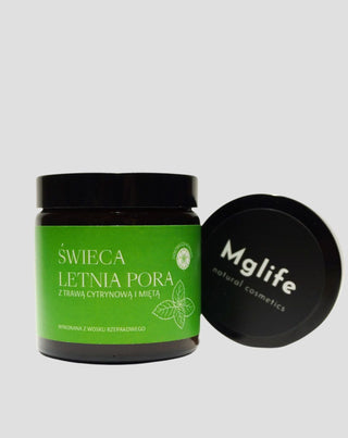 Doftljus med citrongräs och mynta Sommarsäsong Mglife - 3