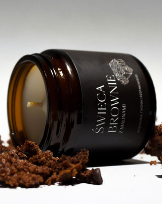 Vegansk hallon brownie doftljus med hallon 120 ml MgLife - 2