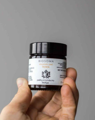 Enzyme peeling - Papaya mask för alla hudtyper RAW Biosoma linje - 2