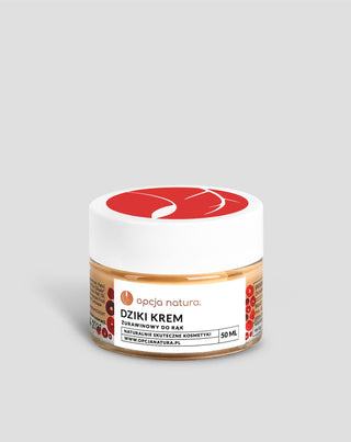 Vild tranbär handkräm för torr och skadad hud med urea 5% Natura Option - 1