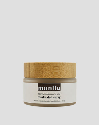 Närande och exfolierande ansiktsmask med olivfrön och macadamiaolja Manila - 1