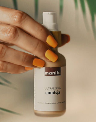 Lätt emulsion för fet och kombinerad hud med arganolja och niacinamid från Manila - 3