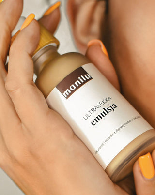 Lätt emulsion för fet och kombinerad hud med arganolja och niacinamid från Manila - 4