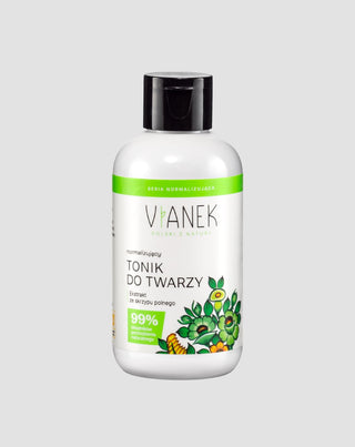 Normaliserande ansiktsvatten med åkerfräken och aloe vera för problematisk hud Vianek - 1