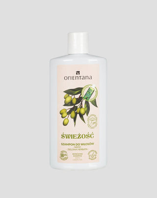 Orientana Ayurvedic Anti-mjäll hårschampo Honung och grönt te - 1