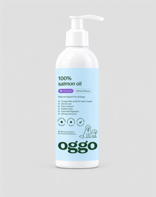 Laxolja för hund Omega-3 EPA och DHA för hjärta, hjärna och immunförsvar Oggo 250 ml - 1