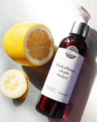 Hydrofil rengöringsolja för sminkborttagning och rengöring av alla hudtyper BIOUP - 3