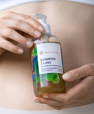 Skogsschampo för oljigt hår med hästsvans och aloe Natura Option - 2