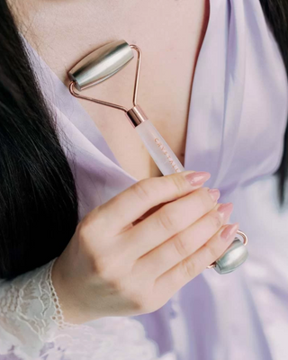 Cryo Ice Beauty Kryoterapi Rostfritt stål Ansiktsmassagesats Kryoterapi Crystallove - 2