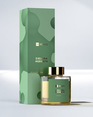 HiSkin Green Tea Doft Naturliga rottingpinnar Glasflaska Aromadiffusor - 1