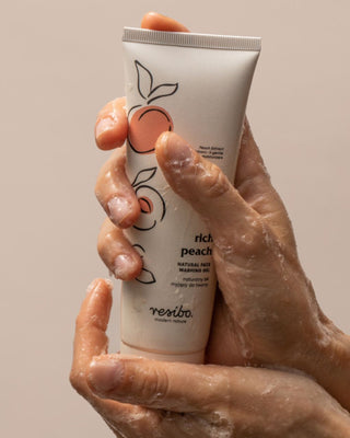 Rich Peach naturlig ansiktstvätt gel med persikoextrakt 125 ml Resibo - 2