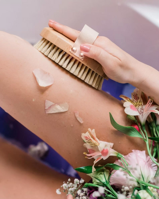 Crystallove Bamboo torrkroppsmassage Agaveborste - 2
