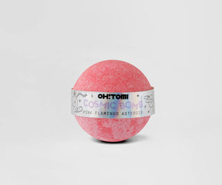 Brusande badbomb med närande oljor Pink Flamingo Asteroid Oh!Tomi