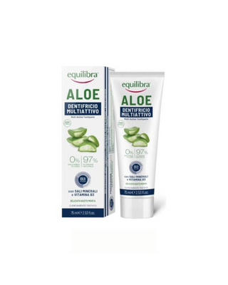 Trippelverkande tandkräm baserad på aloe vera från Equilibra - 1