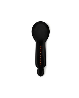 Svart obsidian gua sha ögonmassager - Crystallove ansiktsreflexologi - 1