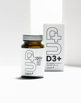 Tillägg Up D3+ Vitamin D3 i kombination med magnesium UP Health Pharma 60 kapslar - 2