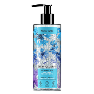 Mild micellär gel med blåklintextrakt och panthenol Vis Plantis - 1
