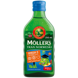 Mollers norska torskleverolja med fruktsmak och 600 IE vitamin D3 - 1