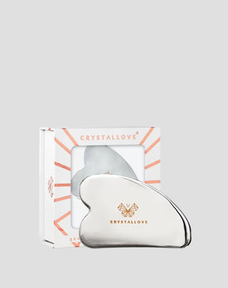 Ansiktsmassagerplatta gua sha i rostfritt stål Cryo Ice Gua Sha Crystallove - 1