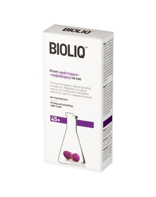 Uppstramande och utjämnande nattkräm 45+ Bioliq - 2