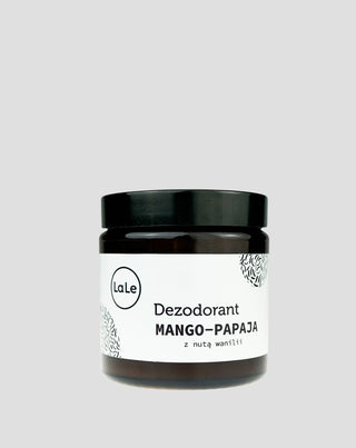 Ekologisk deodorantkräm - Mango-papaya med en ton av vanilj som ger en långvarig känsla av fräschhet La-Le - 1