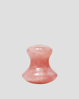 Ansiktsmassage svamp av naturlig rosenkvarts Crystallove - 1