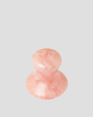 Massage Svamp för ansiktet av naturlig rosenkvarts Crystallove_3 - 3