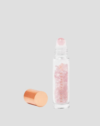 Flaska med kristaller för olja – rosenkvarts Crystallove - 1