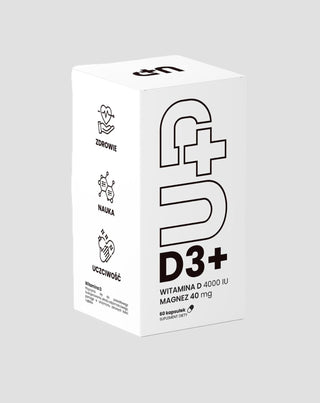 Tillägg Up D3+ Vitamin D3 i kombination med magnesium UP Health Pharma 60 kapslar - 1