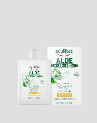 Återfuktande intimhygiengel baserad på aloe vera utan parabener och SLS Equilibra - 1