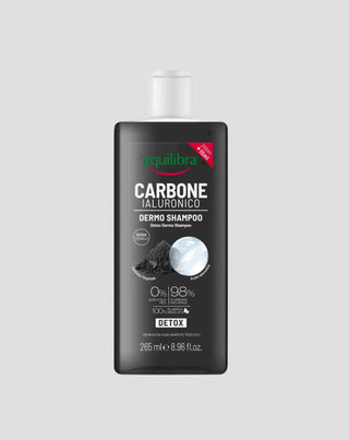 Rengörande schampo med aktivt kol och aloe vera Equilibra - 1