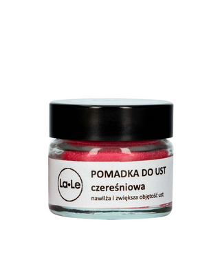 Lugnande och skyddande körsbärsläppstift med La-Le läppförstoringskomplex - 1