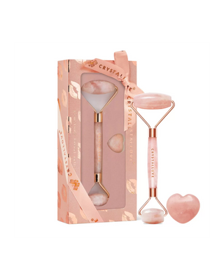 Rose Quartz Love Stone Face Massager Självkärleksset Crystallove - 1