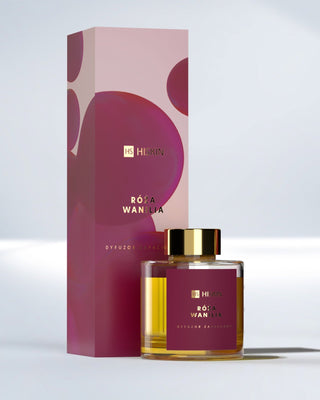 HiSkin Rose Vaniljdoft Naturliga rottingpinnar Glasflaska Aromadiffusor - 1