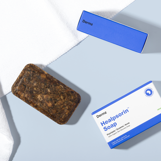 Afrikansk svart tvål mot akne, psoriasis och eksem Healpsorin Dermz - 2